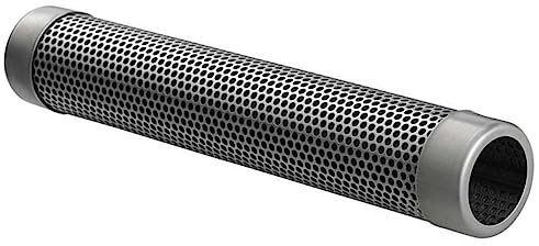 Milisten Tubo Ahumador Redondo Inoxidable Compatible Barbacoas De Gas y Pellets Ahumado Extra