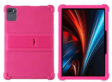 MOOPW Hüllen für TABWEE T80 Tablet 10.5 Zoll Freigabe 2025 Silikon Stoßfest Ständer Gummi Weiche Shell Kinderfreundlich Schützend Hülle