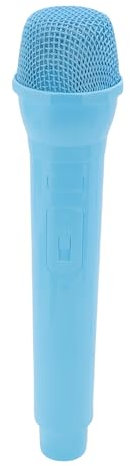 NOENNULL Microphone Prop pour les Enfants, Accessoire Microphone Léger en Plastique simulé Faux Microphone Jouet Mini Microphone pour Chanter, karaoké, Parlant la Photographie de Cosplay (Bleu)