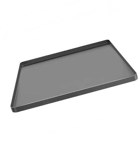 Thewasc Plateau de vidange pour lave-vaisselle - Tapis de protection en silicone pour comptoir et sol - Plateau d'égouttage en silicone pour lave-linge et sèche-linge