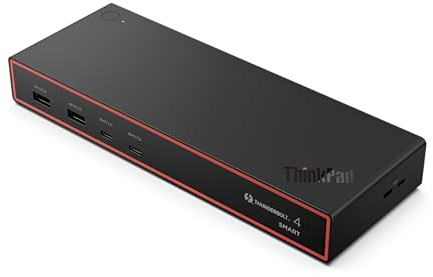 Lenovo ThinkPad Thunderbolt 4 Smart docking station Gen 2 7500, supporto per monitor multipli, cavo Thunderbolt 4 integrato, gestione hardware remota, velocità dati di 40 Gbit