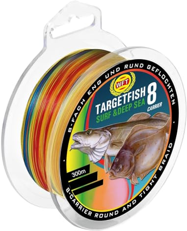 WFT TF8 Surf Deep Sea Multicolor 300m - Meeresschnur