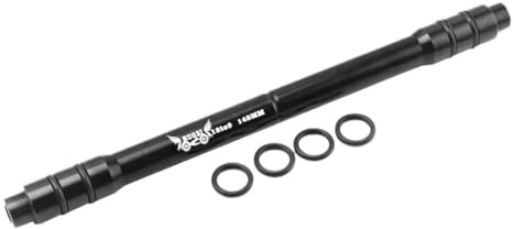 CUTICATE MTB Fahrrad 12mm Auf 9mm Steckachse Schnellspanner Adapter Naben Konverter 142mm - Schwarz