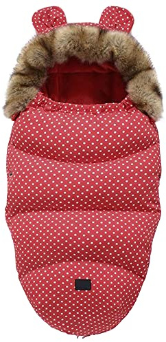 Dsoar Sacco A Pelo per Passeggino Universale Sacco A Pelo Invernale Caldo per Passeggino Impermeabile e Antivento, Adatto per Passeggini, Carrozzine, Lettino per Bambini