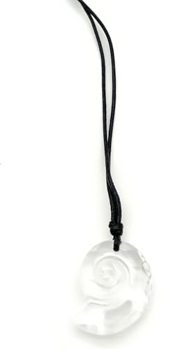 Swarovski vattenskola skal justerbar tråd halsband, Large, Glas Vaxad bomull Glas