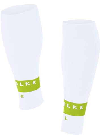 FALKE herr Kompressionsärmar RU Compression Tube M Tb funktionellt garn andas snabbtorkande 1 par, Vit White 2007 - Omkrets vader W3, CALF 3