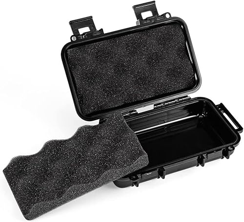 Hominas Survival Aufbewahrungsbox Wasserdicht Stoßfester Überlebens Aufbewahrungsbehälter für Camping und Wassersport (200 * 98 * 82mm)