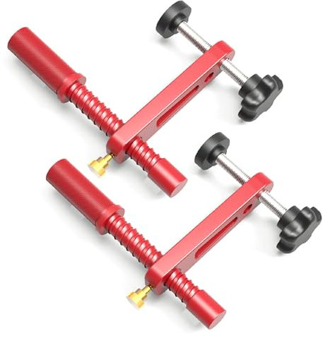 Ensemble de Serre-joints pour établi, 20 Mm, Coussinets de, Rouge, pour établi de Menuiserie