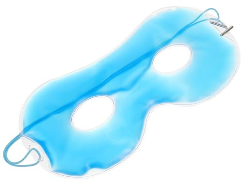 VILLCASE Kühlende Gel Augenmaske Wiederverwendbar Eisgesichtsmaske mit Kältekompresse Weich und Formstabil für Schlaf und Entspannung
