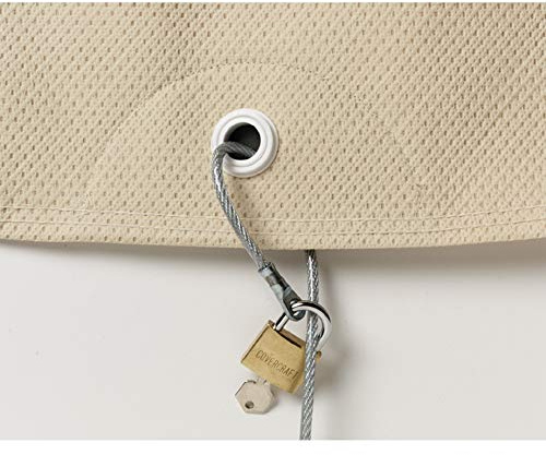 Covercraft ZCBL bilöverdrag kabellås kit, mässing
