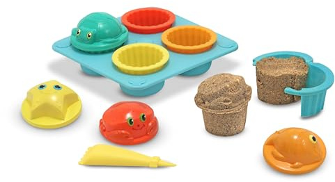 Melissa & Doug Sunny Patch Seaside Sidekicks Sand Cupcake Play Set
