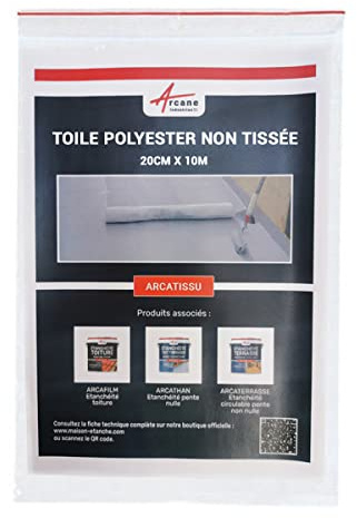 ARCATISSU - Rissarmierung Reparatur Dachziegel Schiefer First Grat Dachrinnen Attika Kehle Dachrinnen Regenrinne - 20 cm x10 m