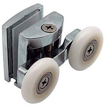 Shower Door Wheels | 23mm or 25mm | Upper or Lower | Double or Single Rollers | ROLL029 (Upper Wheel (23mm))