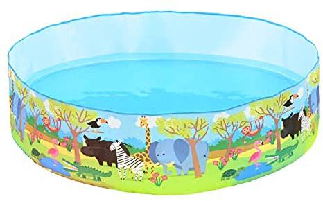 M.Y Splash 6ft x 15in Quick and Easy Set Paddling Pool Colourful Kids Baby Swimming Pool