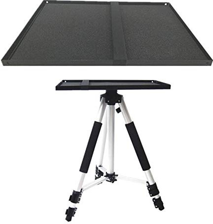 Support pour projecteur Support de projecteur de trépied, porte-parcheter for ordinateur portable Palier de projecteur Porte-plateau for 1/4 à 3/8 Trépied Support Trépied Stand for Stage Salle de ré