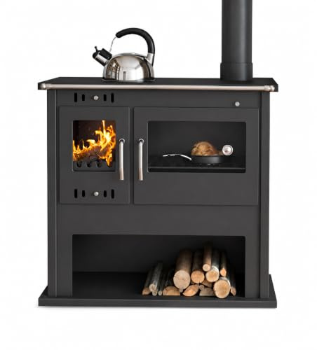 EEK A Küchenofen Holzherd Victoria Viki LUX schwarz - 10,5kW
