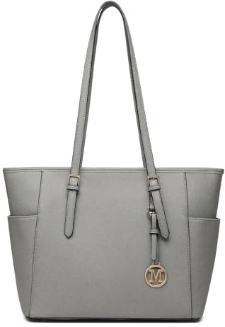 Miss Lulu Damen Handtasche Groß Taschen Shopper Tasche für Schule Mode Schultertaschen Tote Bag für Arbeit Freizeit