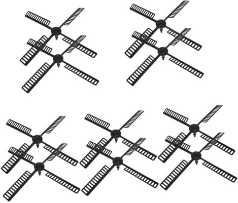 IMIKEYA Pale Jardin 10 Ensembles De Pales De à Vent Solaire De à Vent en Lames pour Remplacements De à Vent De à Vent De Jardin Accessoires