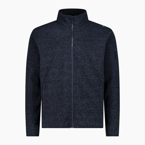 CMP - F.lli Campagnolo Herren Jacke Fleecejacke | weiches Fleece, Knit-Tech-Gewebe, Reißverschlusstaschen, weich auf der Haut