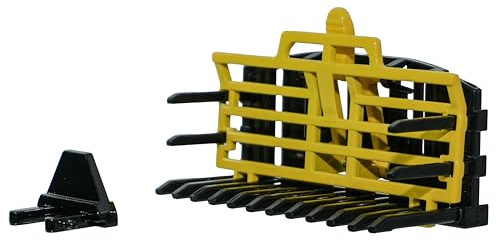 Britains Frontlader Heugabel – Druckgegossenes Traktor Frontlader Heugabelbauteil Bauernhof-Spielzeug im Maßstab 1:32 – Modelle von Traktorzubehör zum Sammeln für Kinder ab 3 Jahren