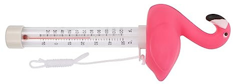 KITANDOVE 1stück Schwimmendes Wasserthermometer Im Flamingo-design Präzise Temperaturmessung Für Pool Badewanne Und Teich Und Langlebig Einfach Zu Bedienen Und Kinderfreundlich Bunte