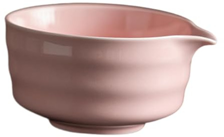SiaBiced Set de Cuencos para Matcha con Vertedor, Utensilios para Té en Cocina Y Comedor, Rosa, Individual