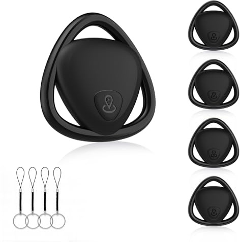 Air Tags-4 Pack【Apple MFi Certified】, Smart Tracker Tags Item Finders Work with Apple Find My (iOS Only), Air Track Locator with Sound, Tracker Tags for Keys, Luggage, Bag, Suitcases, Wallet