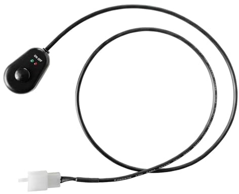 Steuerung für Fahrzeugbeleuchtung | 12V Trennschalter Mit Abschaltautomatik,Tropfenförmiger Batterieabschalter Mit Roter Und Grüner LED-Anzeige - Für Fahrzeug Wohnmobil SUV LKW Boot Vorne