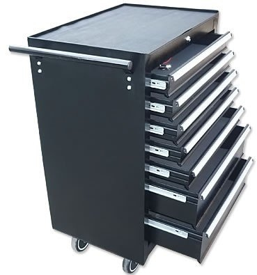 dirty pro tools™ Professional 7 Drawers Garage Large Tool Chest ROLLCAB with Ball Bearing Slides