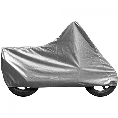 TEMPO DI SALDI Telo Moto per Esterno Impermeabile Grigio 230x130 cm, peso 200 Grammi, Telo Coprimoto e Scooter Antipioggia e Resistente, adatto anche come Copri Bicicletta Da Esterno