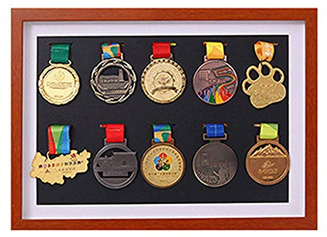 Vitrinenschrank Shadow Box für Militärmedaillen / Sammler Medaille / Anstecknadel Vitrinenhalter Vitrinenschrank Shadow Box / Case Vitrinenschrank Box für Militärmedaillen Pins Aufnäher Abzeichen