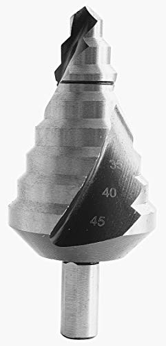 Proteco-Werkzeug® HSS Titan TIN TIAlN Profi Stufenbohrer Mehrstufenbohrer Schälbohrer Konusbohrer Metallbohrer 10-45 mm