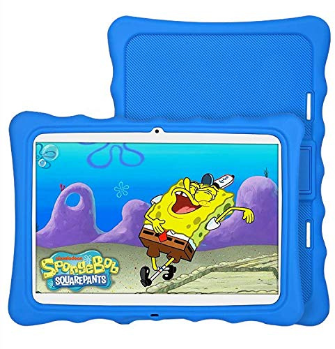 LAMZIEN Cover Custodia Protettiva Case in Pelle Silicone Regolazione Multi-Angolo Adatto LNMBBS TOSCIDO BEISTA ECC.Tablet 10 Pollici (Blu)