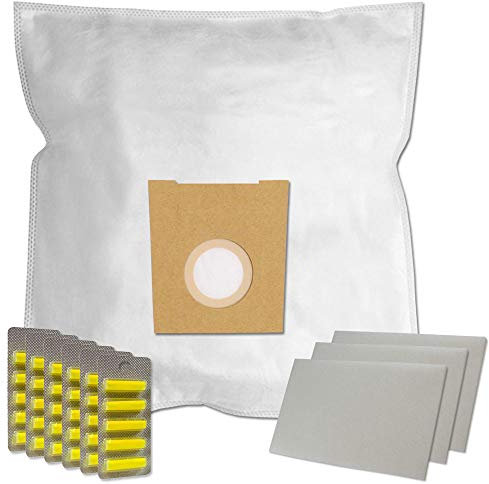 PakTrade 30 Air Fresheners + 3 Filter + 30 Vacuum Cleaner Dust Bags For Siemens Dino E Bagless