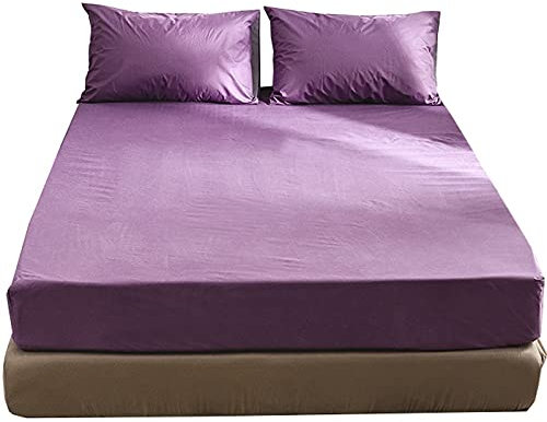 wasserdichte Spannbettlaken Spannbetttuch - Matratzenschoner Bettlaken Atmungsaktive 180x200cm Boxspringbett Spannbettuch Anti-Milben Matratzenschutz Matratzen Topper