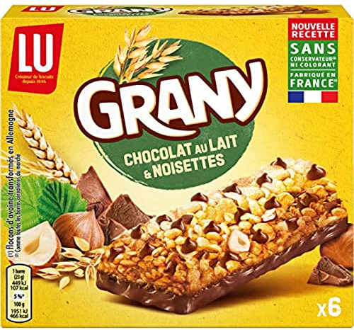 Grany - Barras de cereales (6 x 23 g)