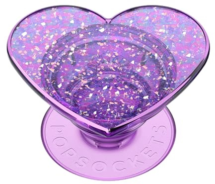 Poignée de téléphone PopSockets avec béquille Extensible – Cœur confettis