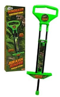 Unibos | Pogo Stick | Dinosaur Design Pogo for Kids, Boys and Girls, Soft Foam Handlebars, Ages 5+, Up to 55kg | Outdoor Fun (Dinosaur Pogo)