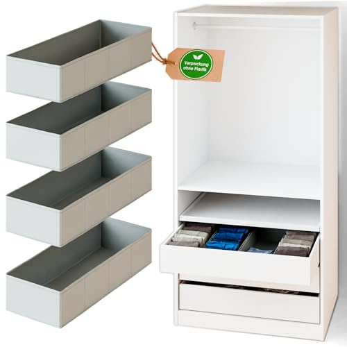 PAX Schubladen Organizer, Boxen zur Kleiderschrank Organisation, Ordnungssystem für Schubkasten 50cm und 100cm (PAX1000 (breit))