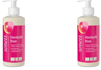 Sonett Handseife Rose, 300 ml (Packung mit 2)