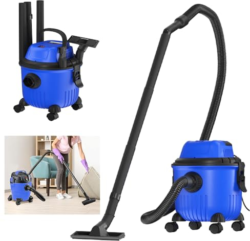 AUTOFU Industriestaubsauger Nass Trocken Sauger 800W Wasserstaubsauger mit Blasfunktion, Staubsauger inkl. Saugschlauch, Verlängerungsrohr, Bodenbürste und 2-in-1-Kurzdüse