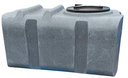 Varile 400L Trinkwassertank | BPA-Frei | integriertes 3/4 Messinggewinde | Made in EU | Lebensmittelgeeignet (Granit)