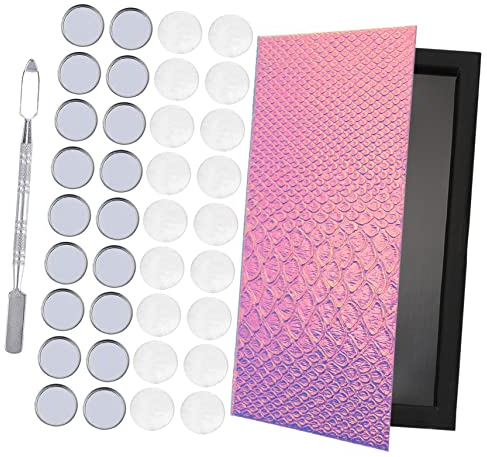 Healeved 1satz Magnetisches Makeup Leeres Kosmetik-case Für Lidschatten Highlighter Und Lippenstift Mit Magnetischer Innenfläche Für Kreative Make-up-lösungen Für Frauen Und Profis