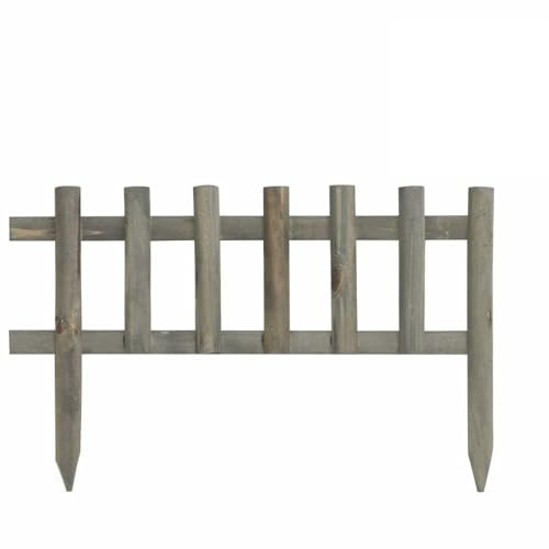 Sufrk Bordures pour pelouse 10 pièces en bois d'épicéa 4,4 m, clôture en bois, imprégné, pin, bordure pour pelouses, palissade, clôture pour jardins, jardins, vergers, jardins, jardins, jardins