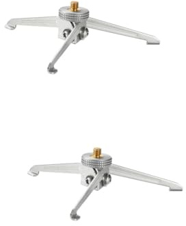 Hemobllo 2piezas Trípode Portátil para Cámara y Smartphone Soporte Estable para Fotografía Al Aire Adecuado para Uso Camping y Viajes