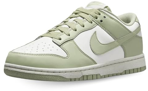 Nike Dunk Low, Sneaker Donna, Olive Aura Sail Bianco Latte di Cocco, 38 EU