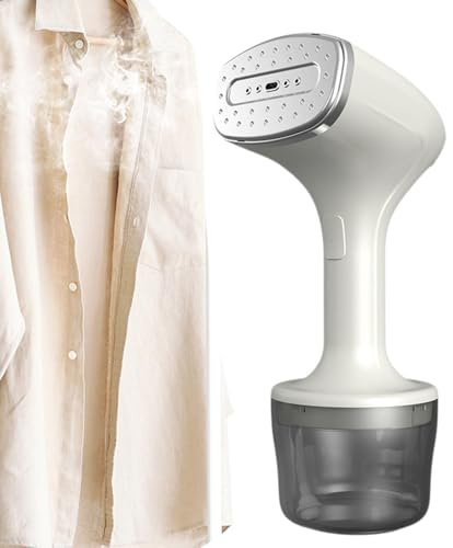 Ferro da stiro a vapore portatile, piroscafo portatile, Piroscafo portatile, Vapore forte e penetrante con spegnimento automatico di grande capacità da 260 ml, rimuove le pieghe per la casa e i viaggi