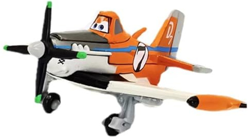 Planes No.7 New Dusty Crophopper 1:55 Metal Diecast Planes Fire and Rescue Educational Toys Decorative Gifts