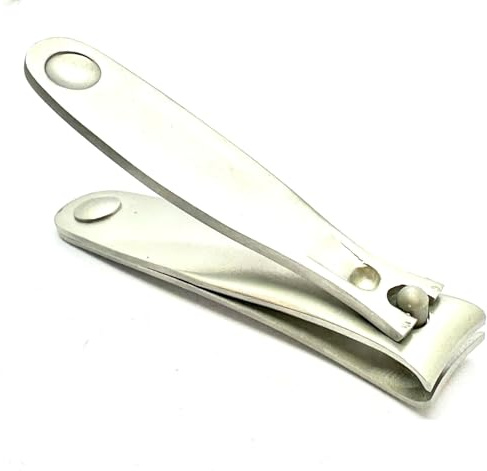 Tagliaunghie professionale in acciaio inox - dimensioni ridotte - 6 cm - taglio preciso e liscio - design ergonomico - ideale per unghie spesse - portatile