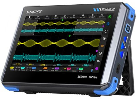 DPOS350P 4-IN-1 350MHz 1GSPS Tablet Oscilloscope Signal Generator Spectrum Analyzer Frequency Response Analyzer